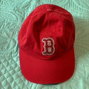 Boston Red Sox bling baseball cap
